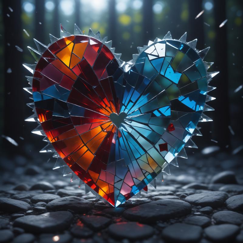 10730-1270021170-Cinematic still shot of a red  glowing heart  Made_of_pieces_broken_glass in an magic garden. Shallow depth of fie.png